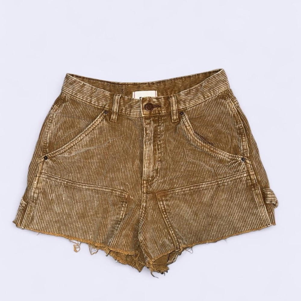 BDG High Waist Tan Corduroy Shorts